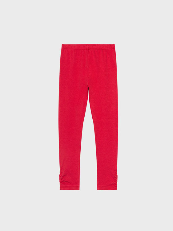 Picture of ND10287 GIRLS RED COTTON LEGGINGS 4-14 YEARS